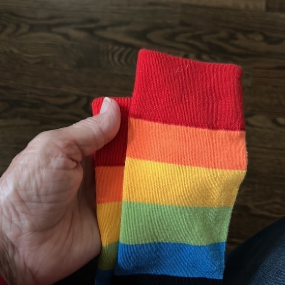 Sumona Knee High Rainbow Socks - Picture 5 of 5